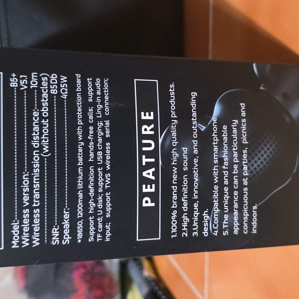 B5+GRAFITTI STYLE BEAR BLUETOOTH SPEAKER NEW IN BOX - Picture 8 of 8